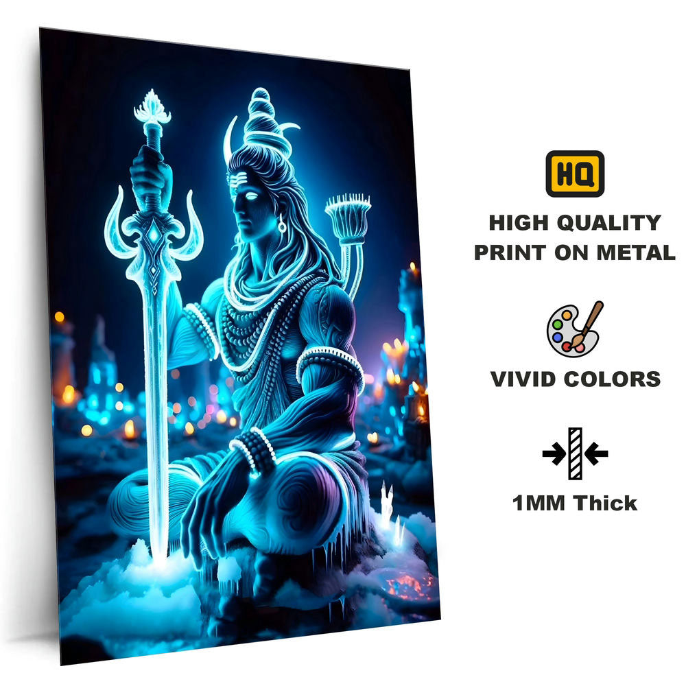 Metal Poster - Lord Shiva LS13 Mobile Case by CoverMeUp - Style 4