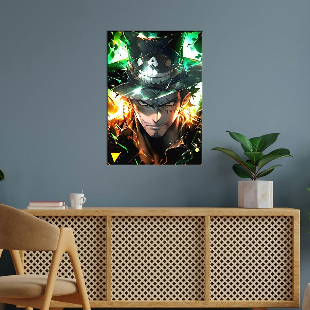 Metal Poster - One Piece Portgas D. Ace OP52 Mobile Case by CoverMeUp - Style 5
