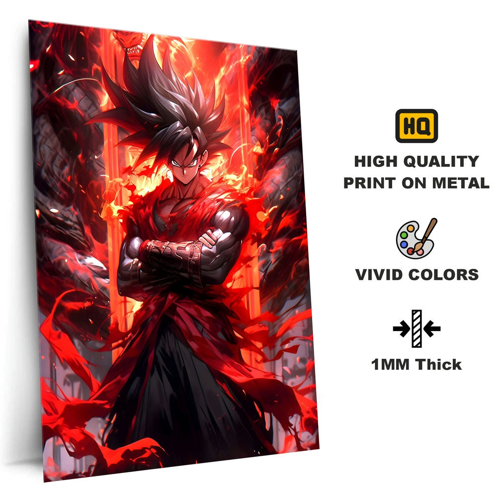 Metal Poster - Anime Dragon Ball Z DBZ01 Mobile Case by CoverMeUp - Style 4