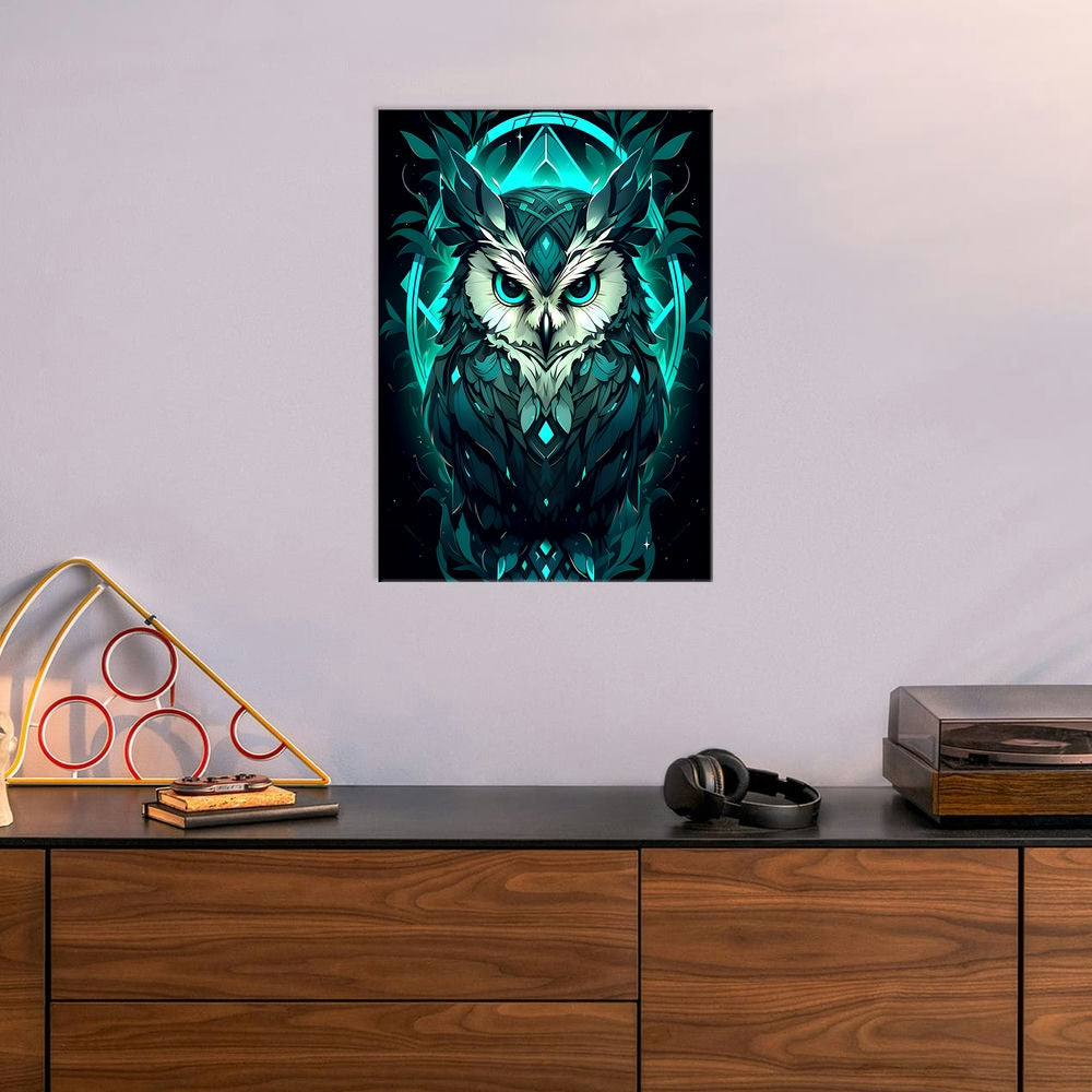 Metal Poster - Wildlife Owl WO04 Mobile Case by CoverMeUp - Style 6