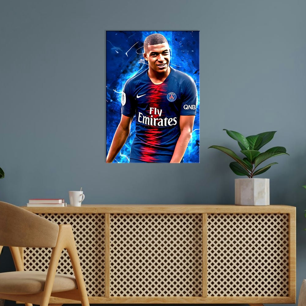 Metal Poster - Footballer Kylian Mbappe KM02 Mobile Case by CoverMeUp - Style 5