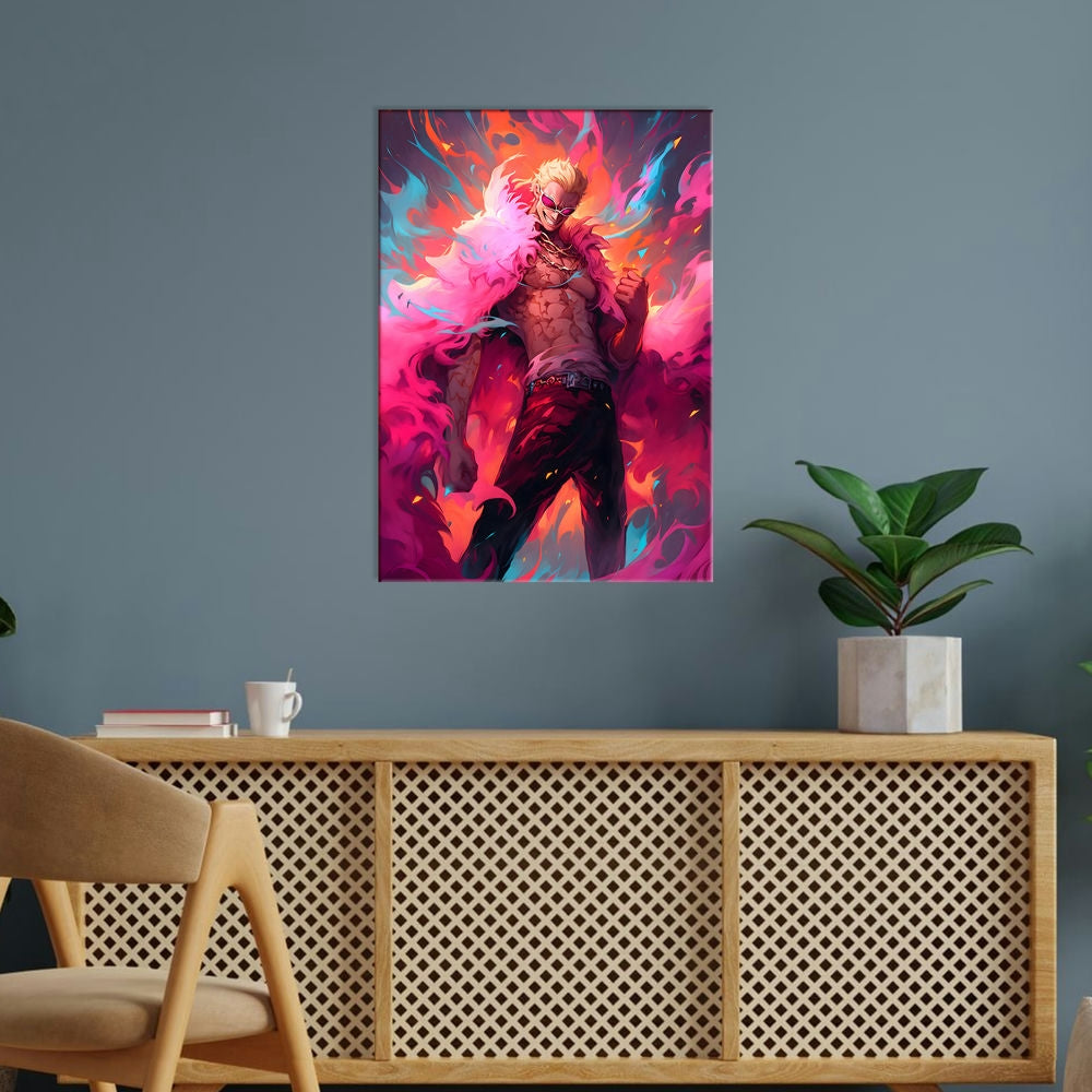 Metal Poster - Anime One Piece Doflamingo OP61 Mobile Case by CoverMeUp - Style 5