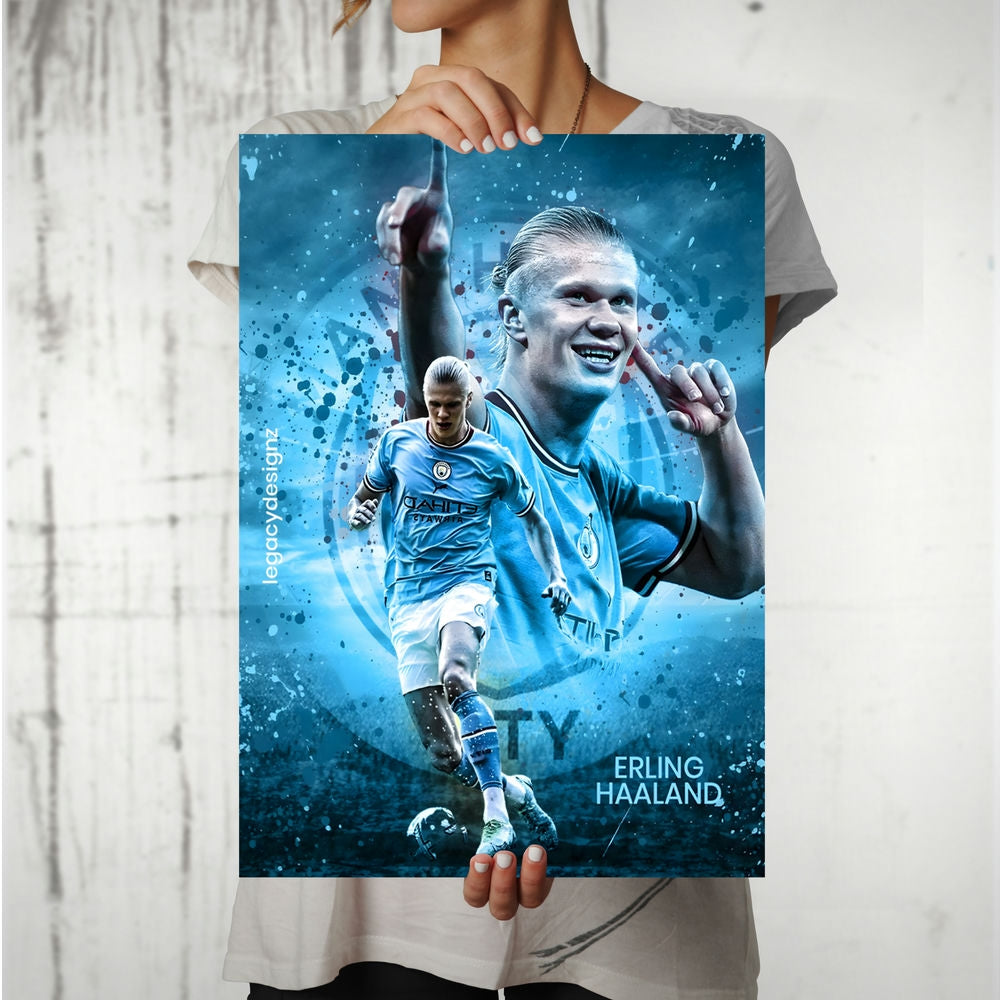Metal Poster - Footballer Erling Haaland EH04 Mobile Case by CoverMeUp - Style 8