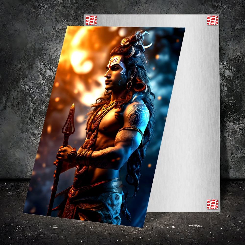 Metal Poster - Lord Shiva LS21 Mobile Case by CoverMeUp - Style 2
