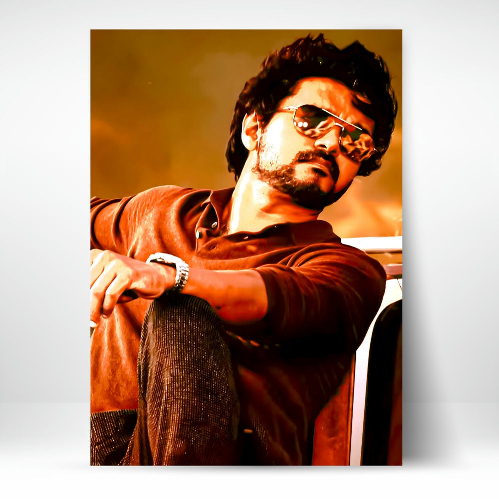 Metal Poster - Thalapathy Vijay TV06 Mobile Case by CoverMeUp