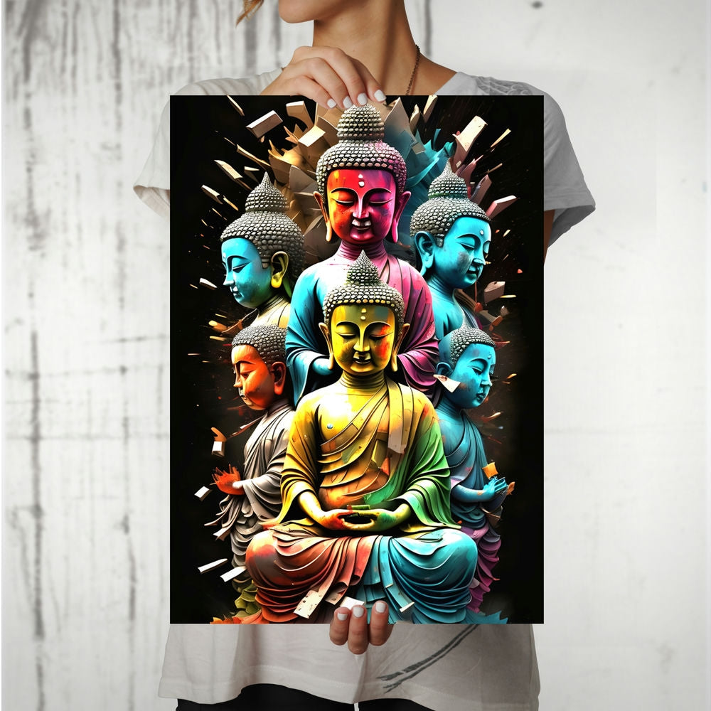 Metal Poster - Lord Buddha LB29 Mobile Case by CoverMeUp - Style 8