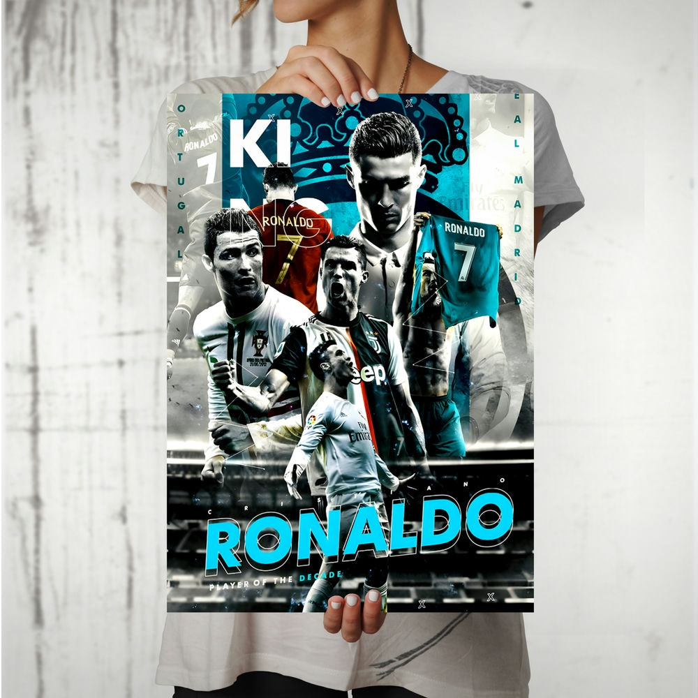 Metal Poster - Footballer Cristiano Ronaldo F06 Mobile Case by CoverMeUp - Style 8