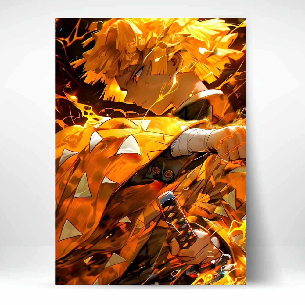 Metal Poster - Anime Zenitsu AZ1 Mobile Case by CoverMeUp