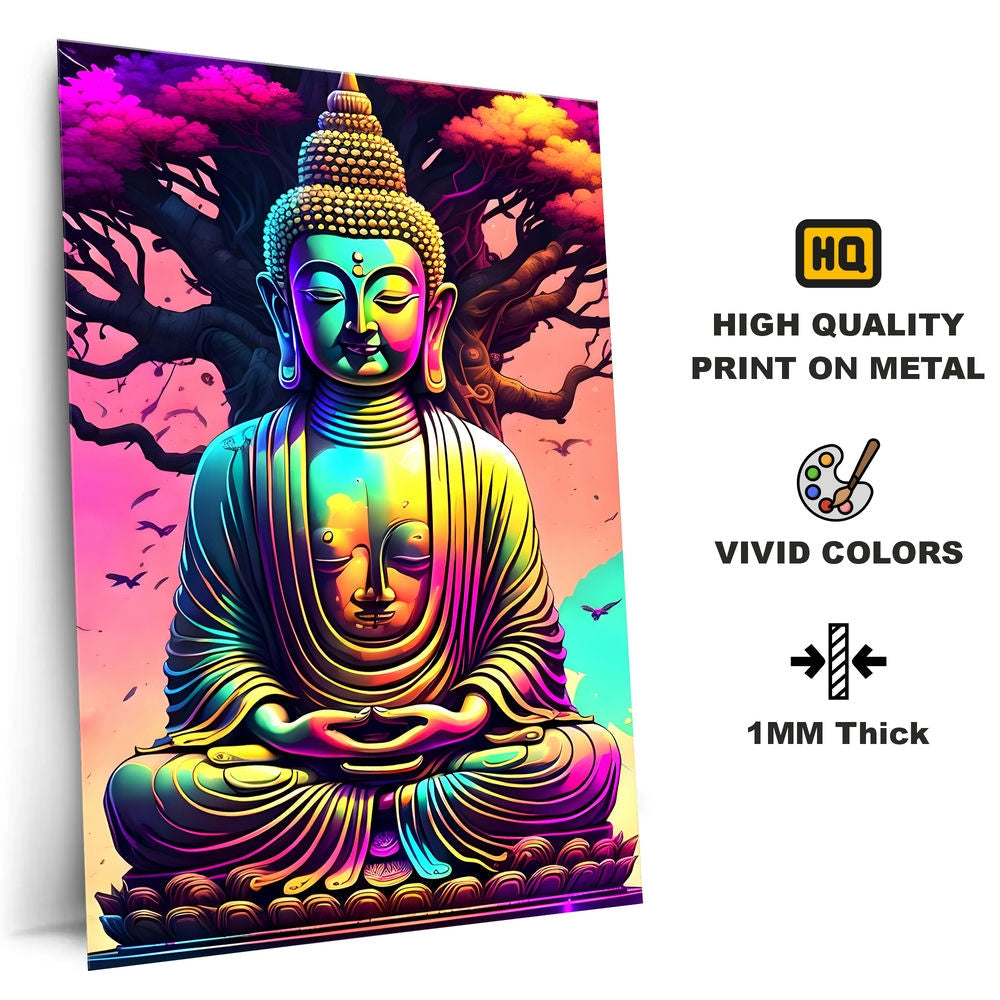 Metal Poster - Lord Buddha LB21 Mobile Case by CoverMeUp - Style 4