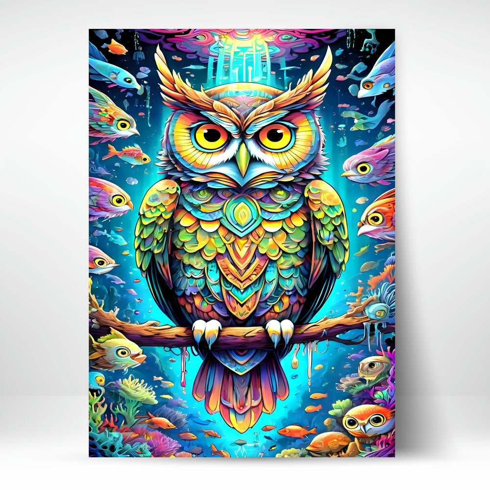 Metal Poster - Wildlife Owl WO01 Mobile Case by CoverMeUp