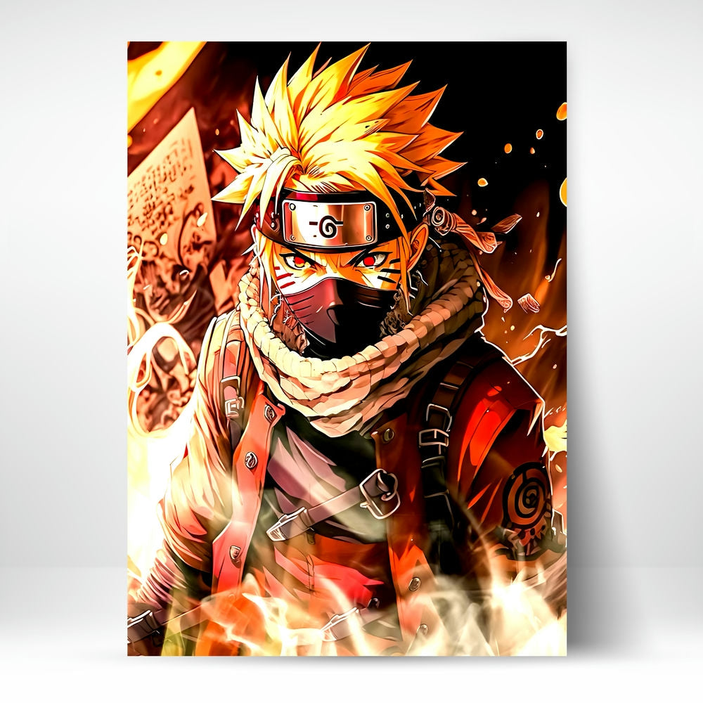 Metal Poster - Anime Kakashi Hatake KH16 Mobile Case by CoverMeUp