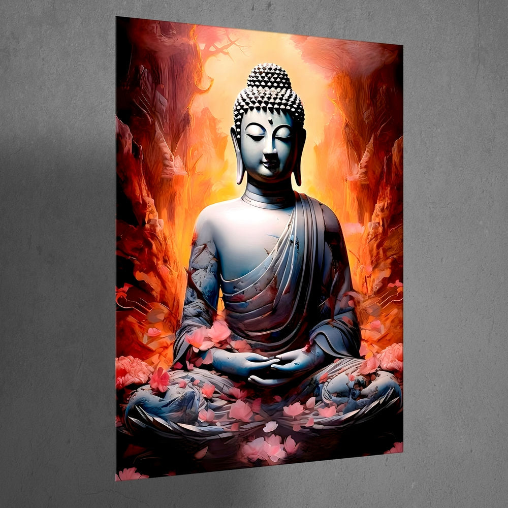 Metal Poster - Lord Buddha LB19 Mobile Case by CoverMeUp - Style 3