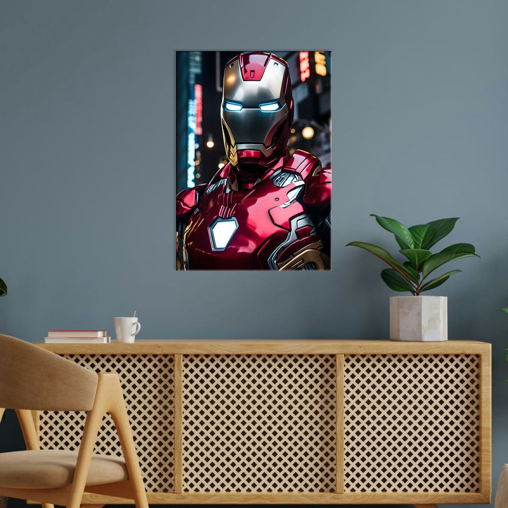 Metal Poster - Superhero Iron Man IM01 Mobile Case by CoverMeUp - Style 5