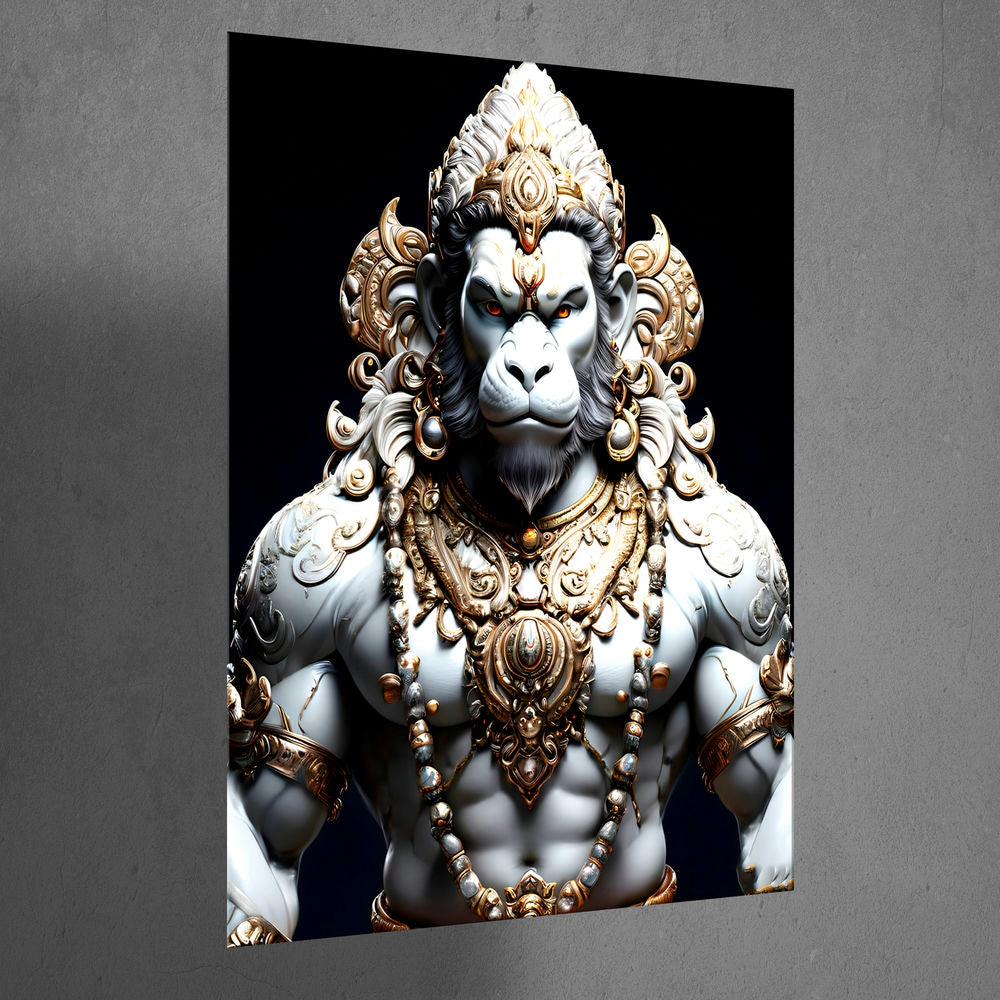 Metal Poster - Lord Hanuman LH08 Mobile Case by CoverMeUp - Style 3