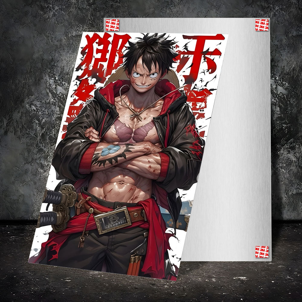 Metal Poster - One Piece Monkey D Luffy OP02 Mobile Case by CoverMeUp - Style 2