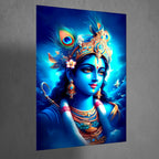 Metal Poster - Lord Krishna LK07 Mobile Case by CoverMeUp - Style 3