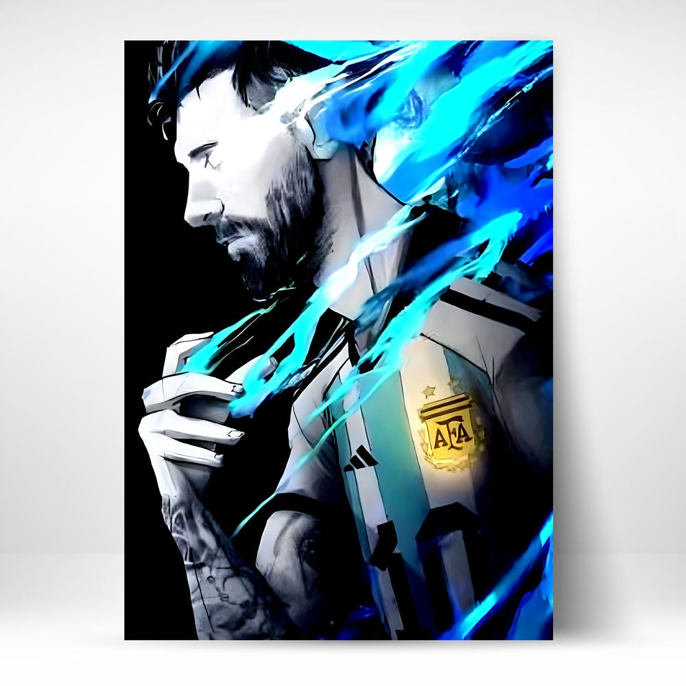 Metal Poster - Footballer Lionel Messi LM03 Mobile Case by CoverMeUp