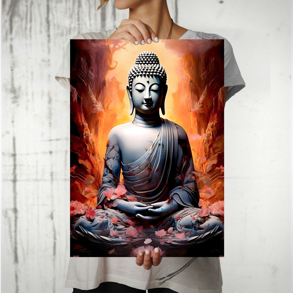 Metal Poster - Lord Buddha LB19 Mobile Case by CoverMeUp - Style 8