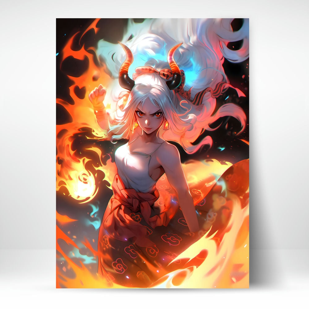 Metal Poster - Anime One Piece Yamato OP71 Mobile Case by CoverMeUp