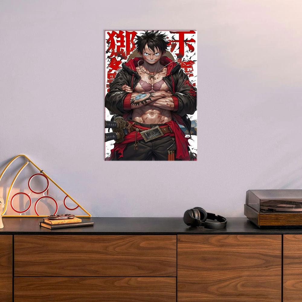 Metal Poster - One Piece Monkey D Luffy OP02 Mobile Case by CoverMeUp - Style 6