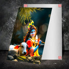 Metal Poster - Lord Krishna LK02 Mobile Case by CoverMeUp - Style 2