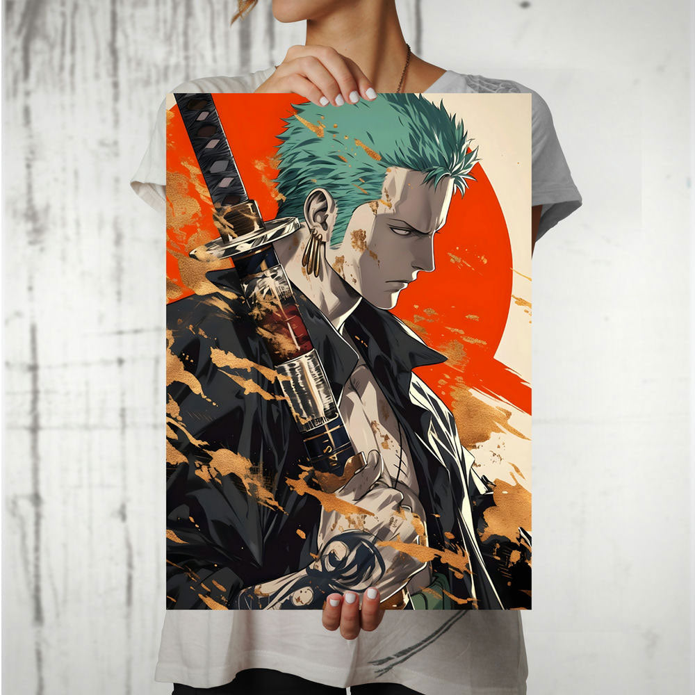 Metal Poster - One Piece Roronoa Zoro OP31 Mobile Case by CoverMeUp - Style 8