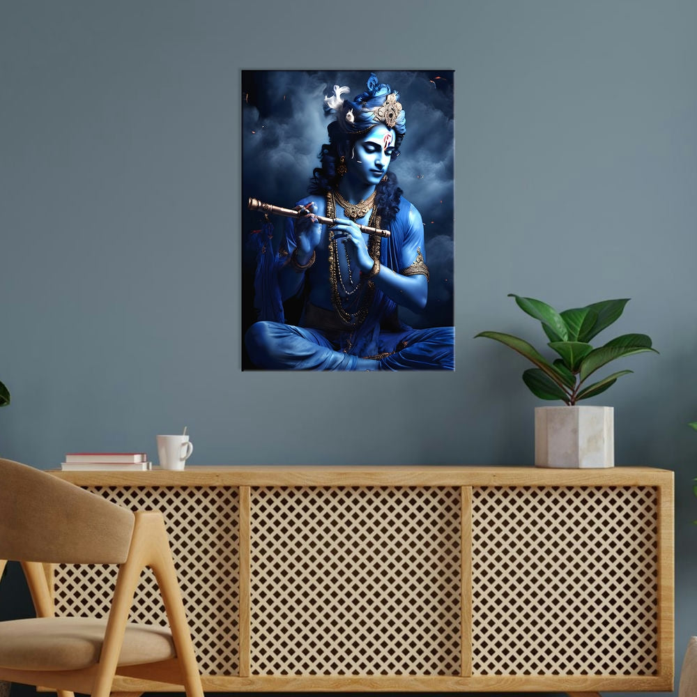 Metal Poster - Lord Krishna LK08 Mobile Case by CoverMeUp - Style 5