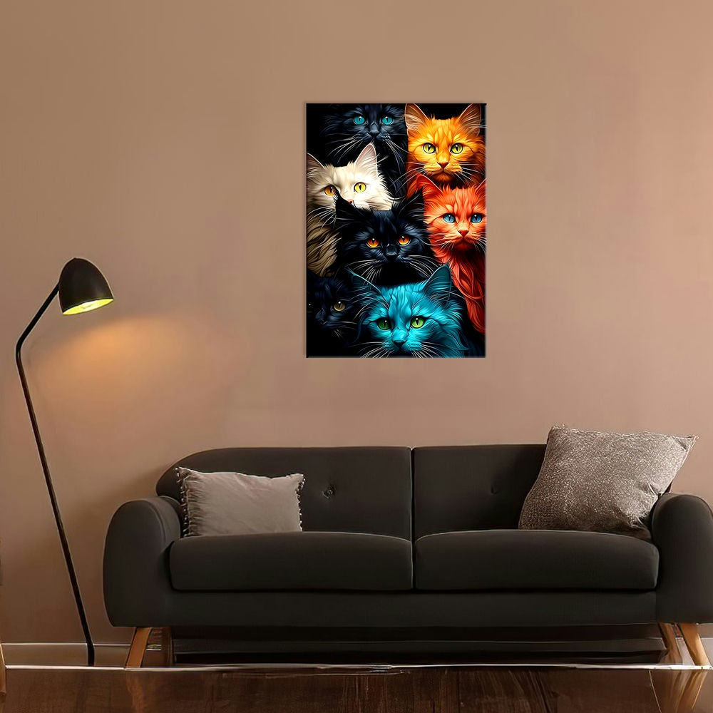 Metal Poster - Cats C01 Mobile Case by CoverMeUp - Style 7