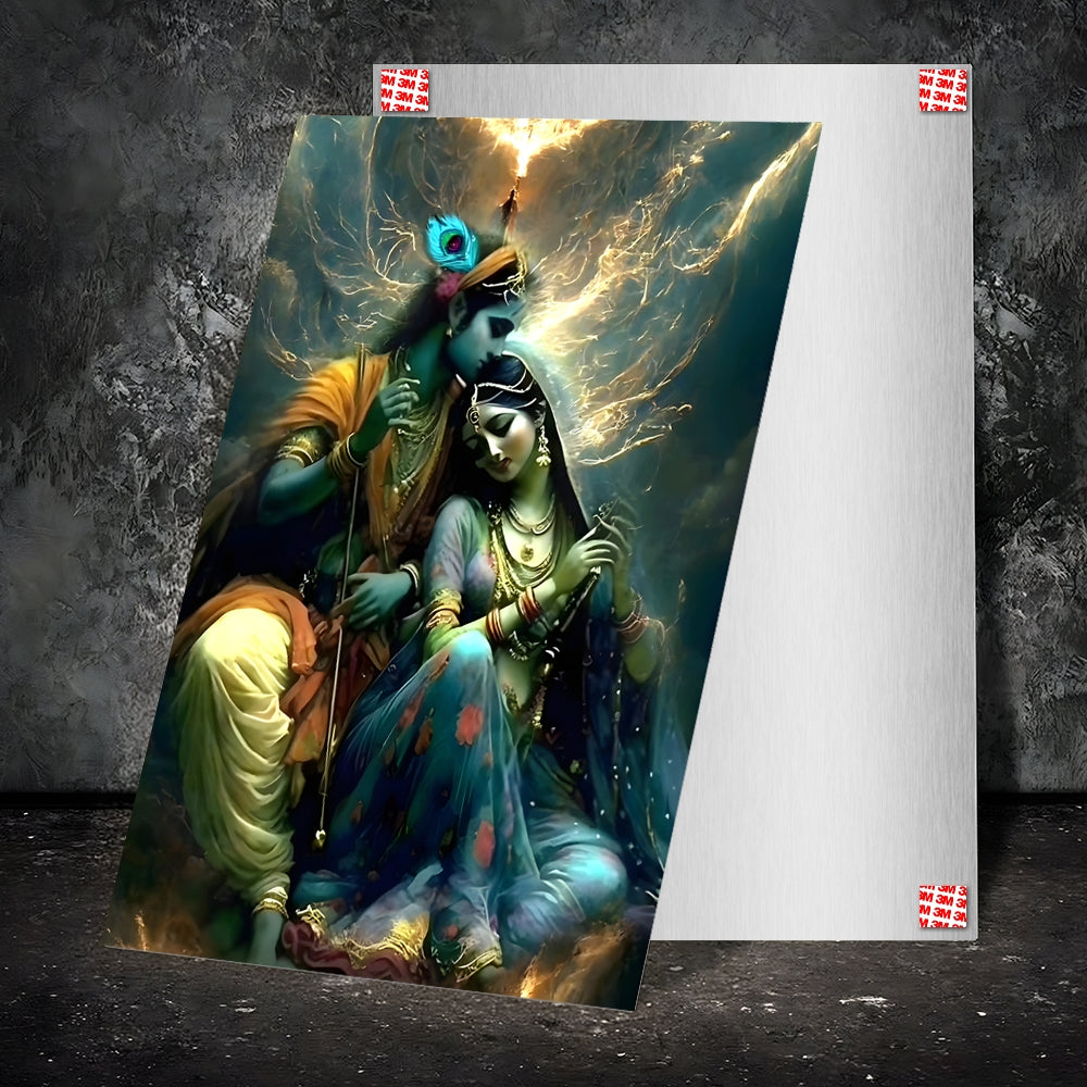 Metal Poster - Lord Krishna LK06 Mobile Case by CoverMeUp - Style 2