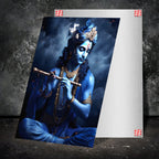 Metal Poster - Lord Krishna LK08 Mobile Case by CoverMeUp - Style 2