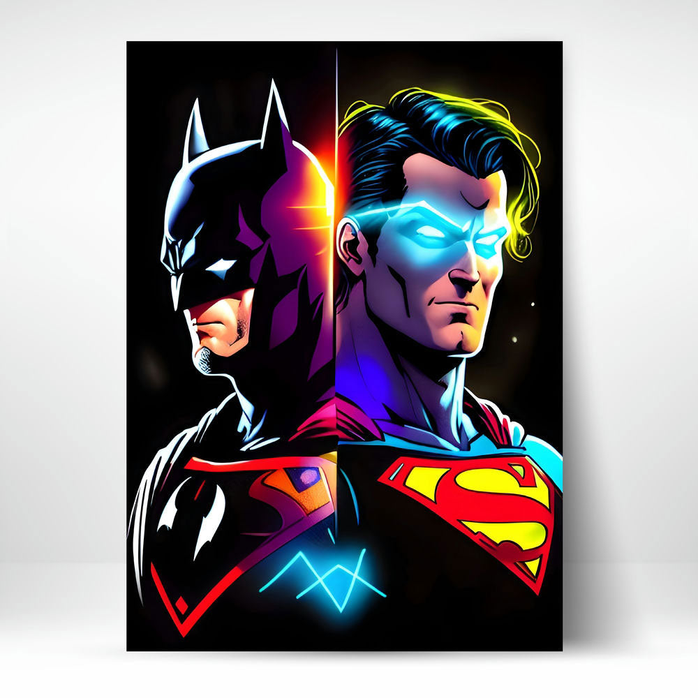 Metal Poster - Superhero Superman Vs Batman SUBA01 Mobile Case by CoverMeUp