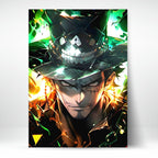 Metal Poster - One Piece Portgas D. Ace OP52 Mobile Case by CoverMeUp