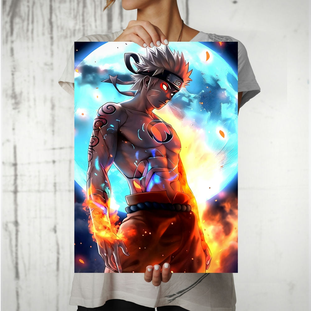 Metal Poster - Anime Naruto Uzumaki NU06 Mobile Case by CoverMeUp - Style 8