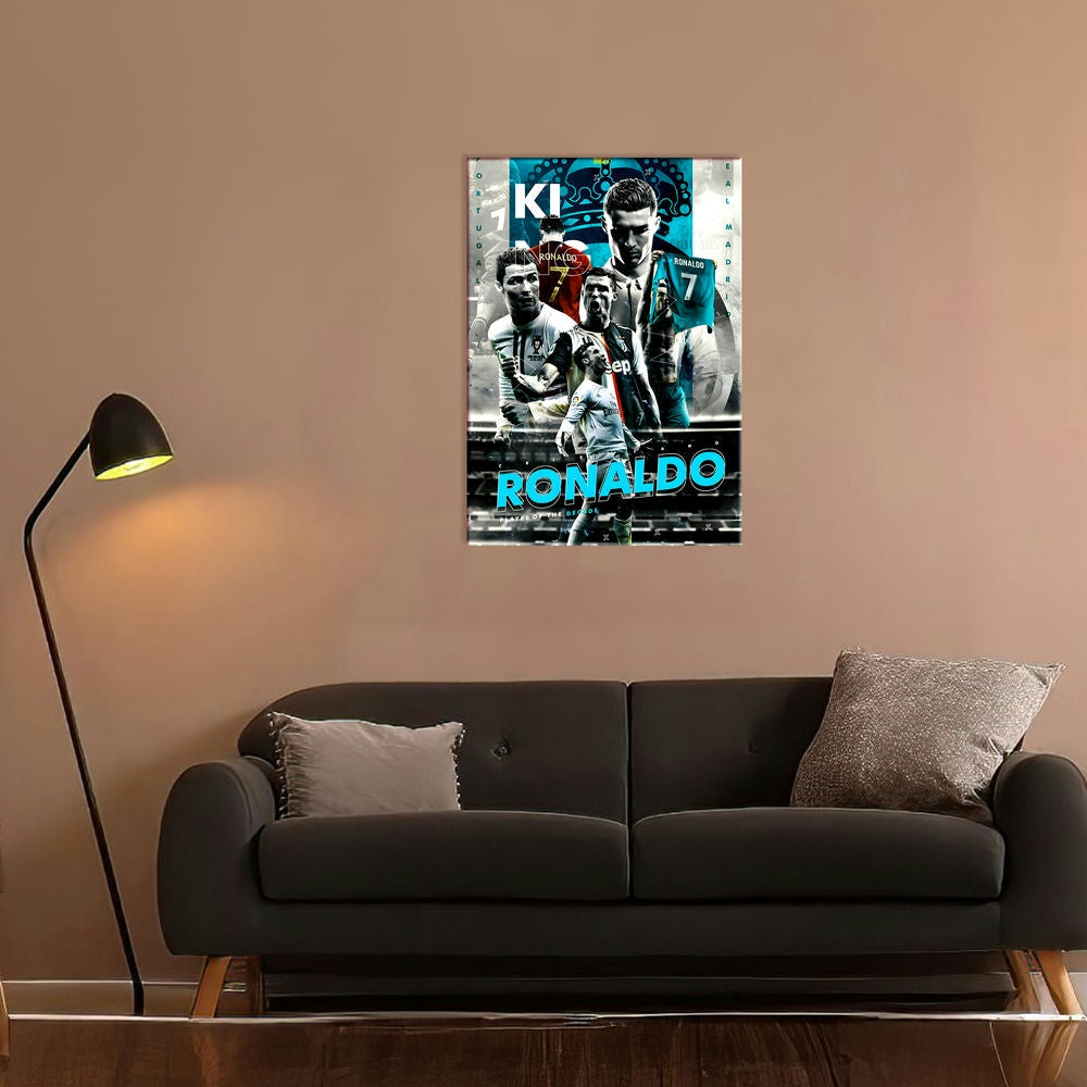Metal Poster - Footballer Cristiano Ronaldo F06 Mobile Case by CoverMeUp - Style 7