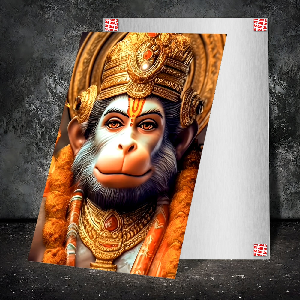 Metal Poster - Lord Hanuman LH03 Mobile Case by CoverMeUp - Style 2