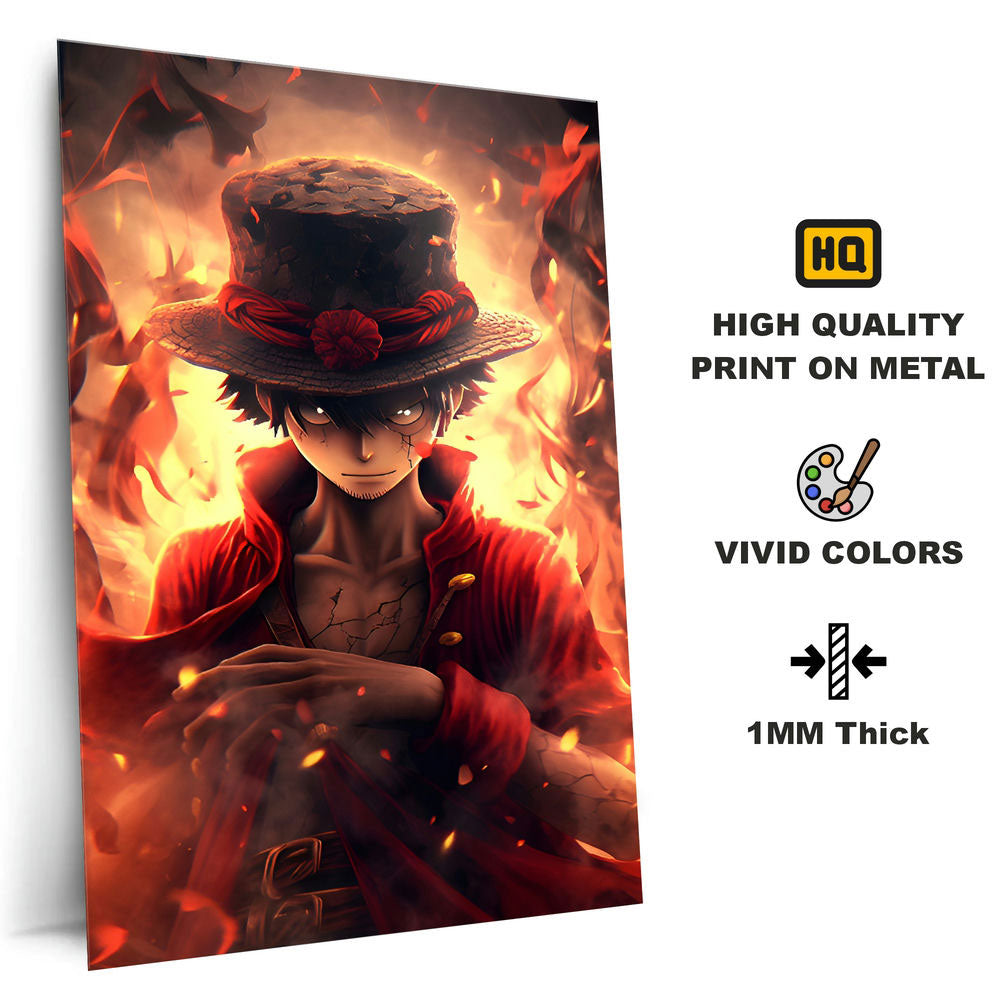 Metal Poster - One Piece Monkey D Luffy OP09 Mobile Case by CoverMeUp - Style 4