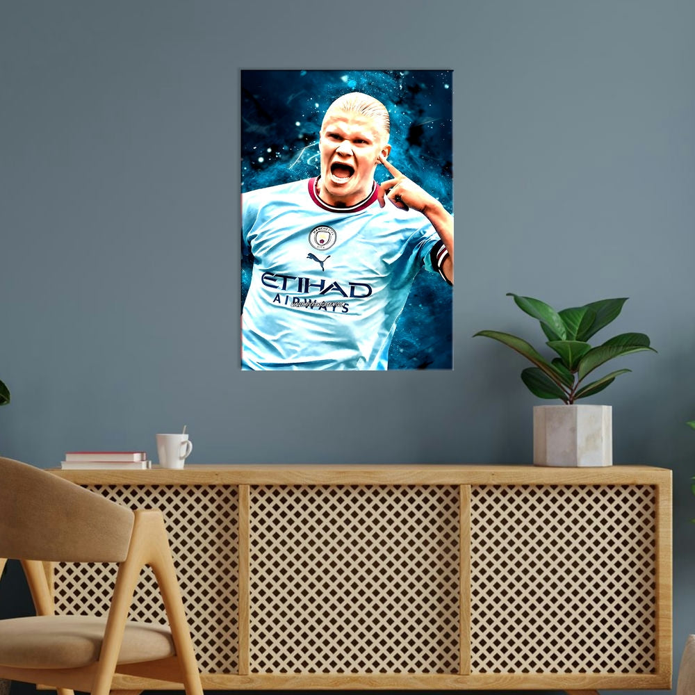 Metal Poster - Footballer Erling Haaland EH02 Mobile Case by CoverMeUp - Style 5