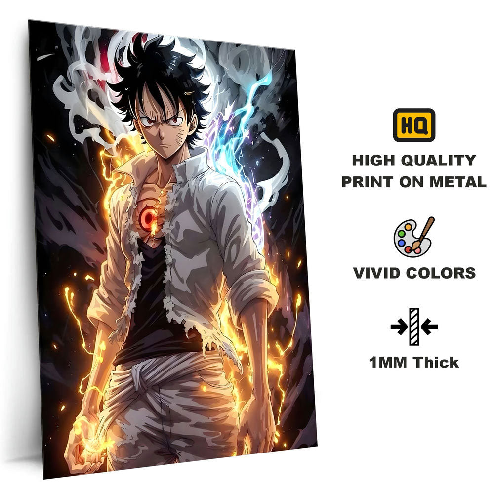 Metal Poster - One Piece Monkey D Luffy OP11 Mobile Case by CoverMeUp - Style 4