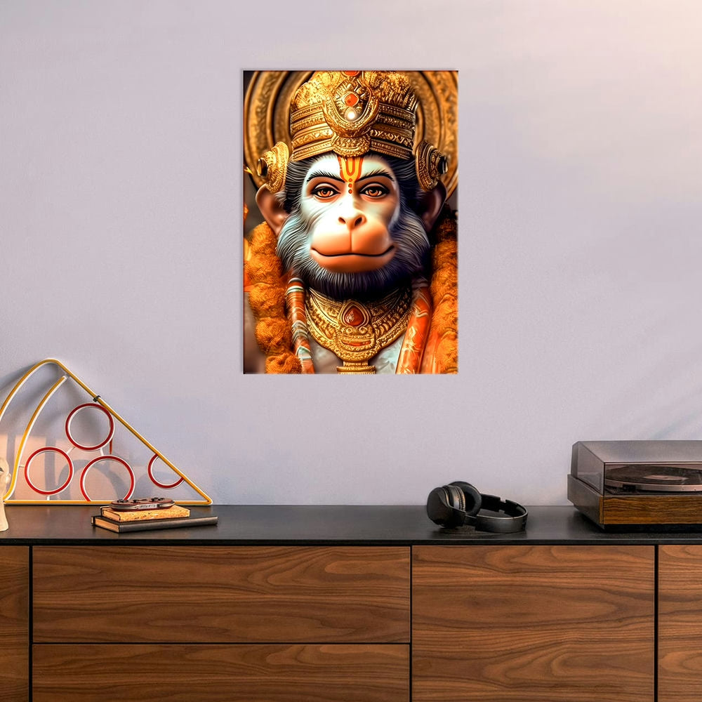 Metal Poster - Lord Hanuman LH03 Mobile Case by CoverMeUp - Style 6