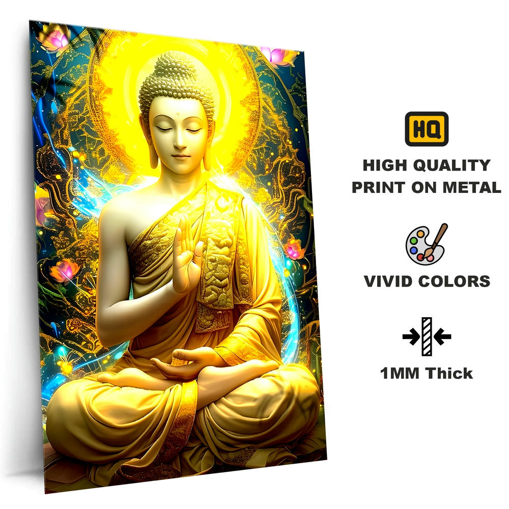 Metal Poster - Lord Buddha LB12 Mobile Case by CoverMeUp - Style 4