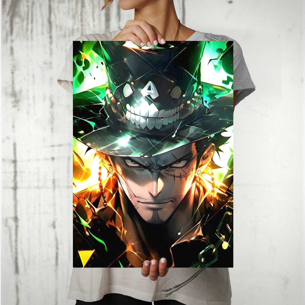 Metal Poster - One Piece Portgas D. Ace OP52 Mobile Case by CoverMeUp - Style 8
