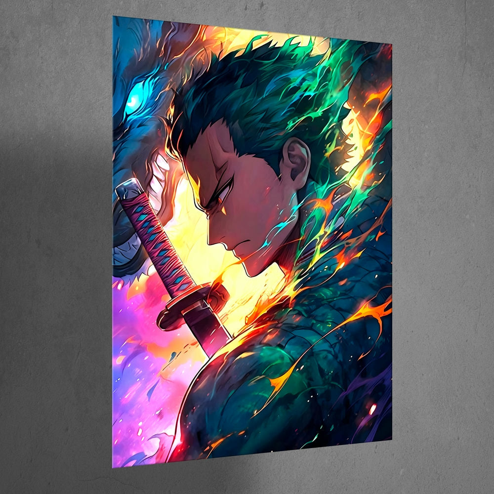 Metal Poster - One Piece Roronoa Zoro OP47 Mobile Case by CoverMeUp - Style 3