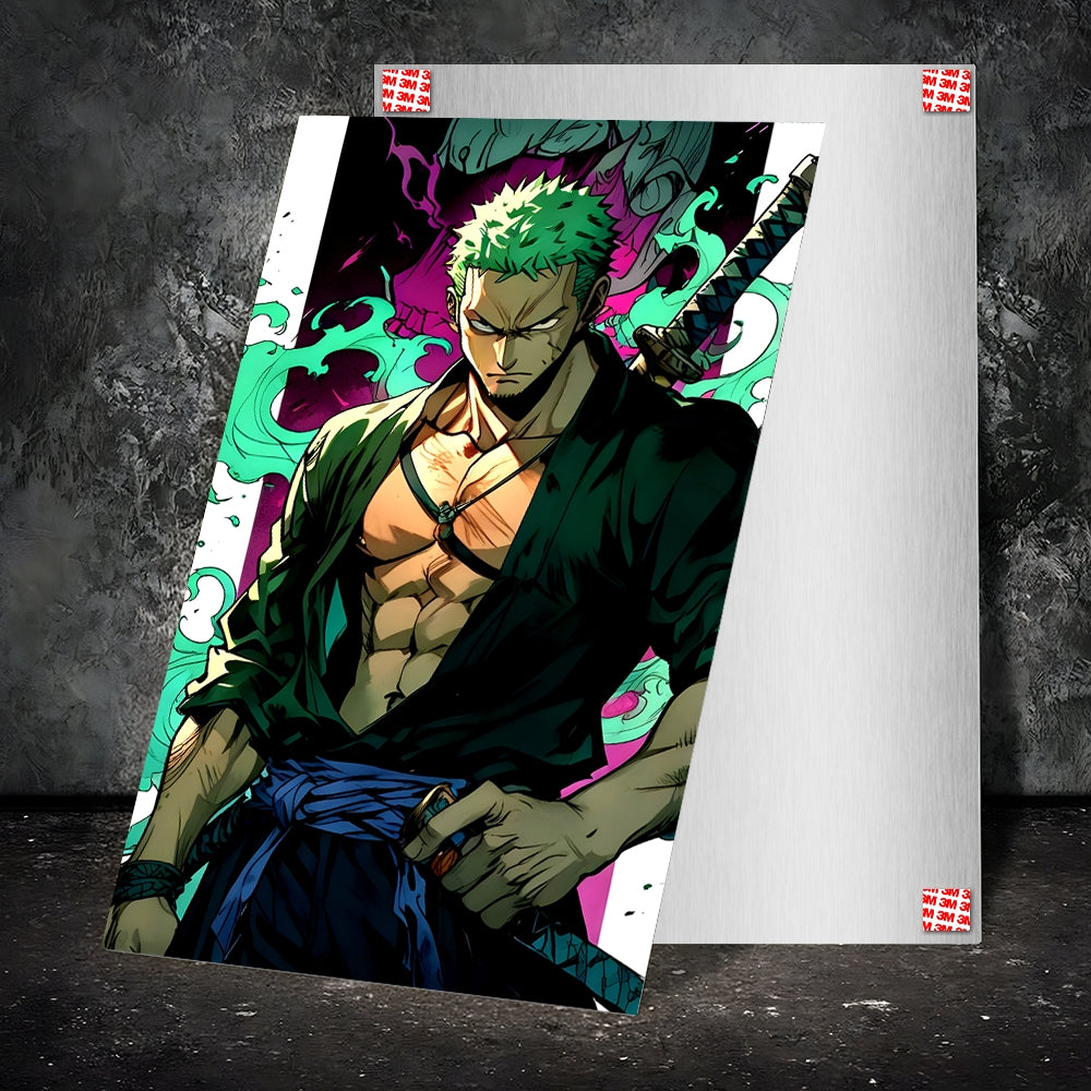 Metal Poster - One Piece Roronoa Zoro OP54 Mobile Case by CoverMeUp - Style 2