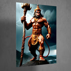 Metal Poster - Lord Hanuman LH06 Mobile Case by CoverMeUp - Style 3