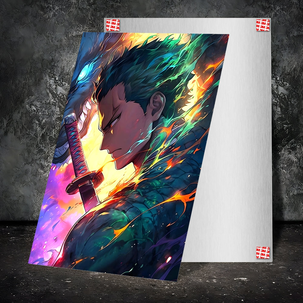 Metal Poster - One Piece Roronoa Zoro OP47 Mobile Case by CoverMeUp - Style 2