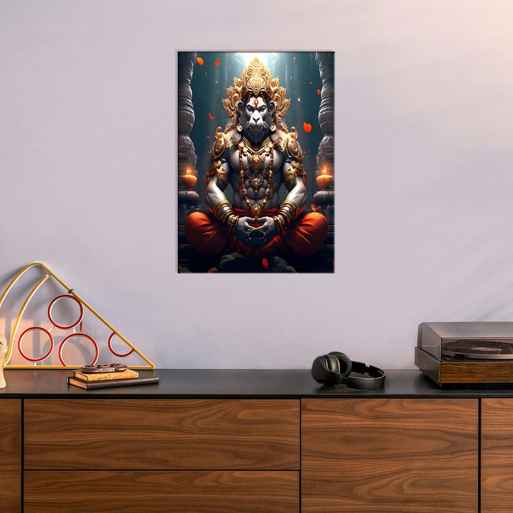 Metal Poster - Lord Hanuman LH07 Mobile Case by CoverMeUp - Style 6