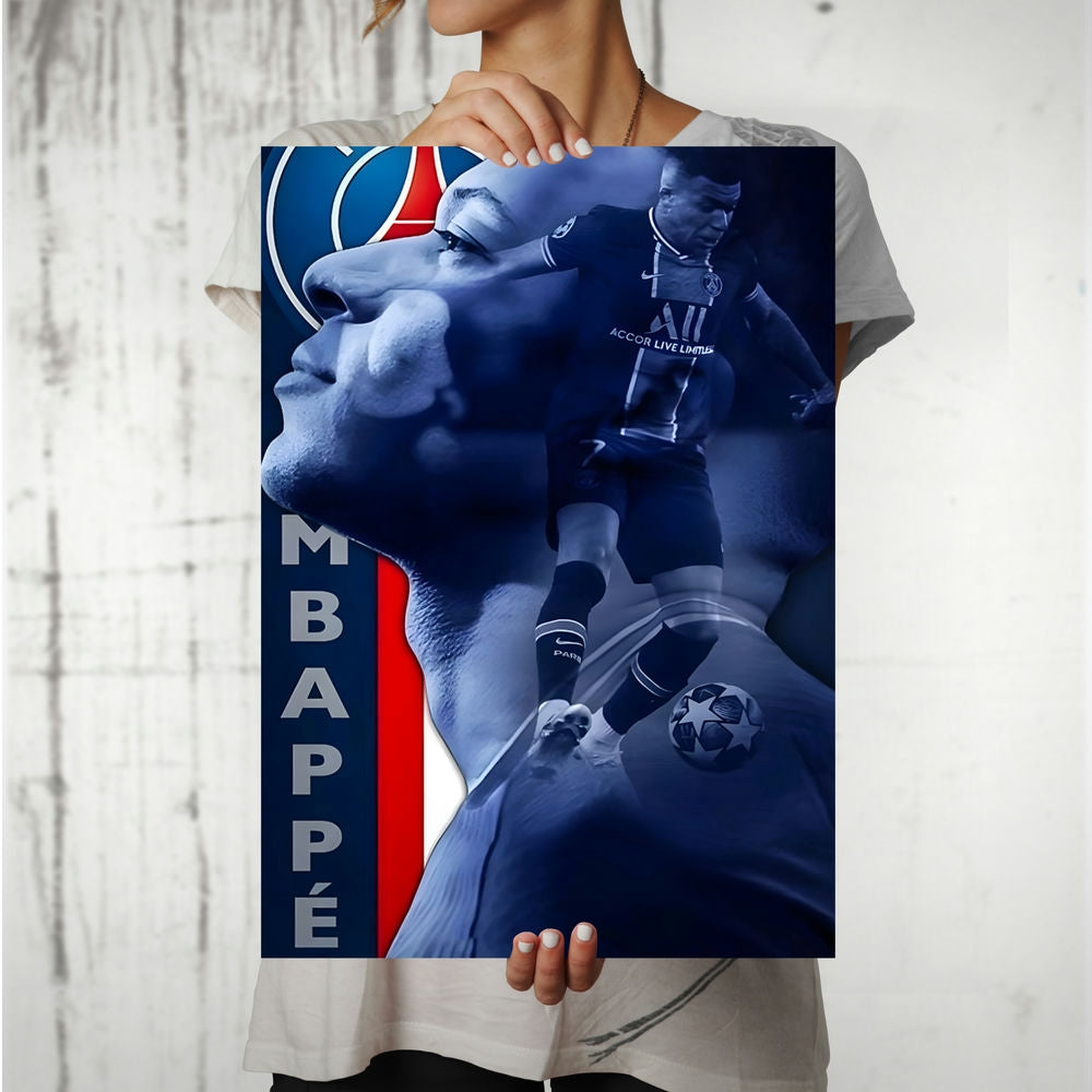 Metal Poster - Footballer Kylian Mbappe KM05 Mobile Case by CoverMeUp - Style 8