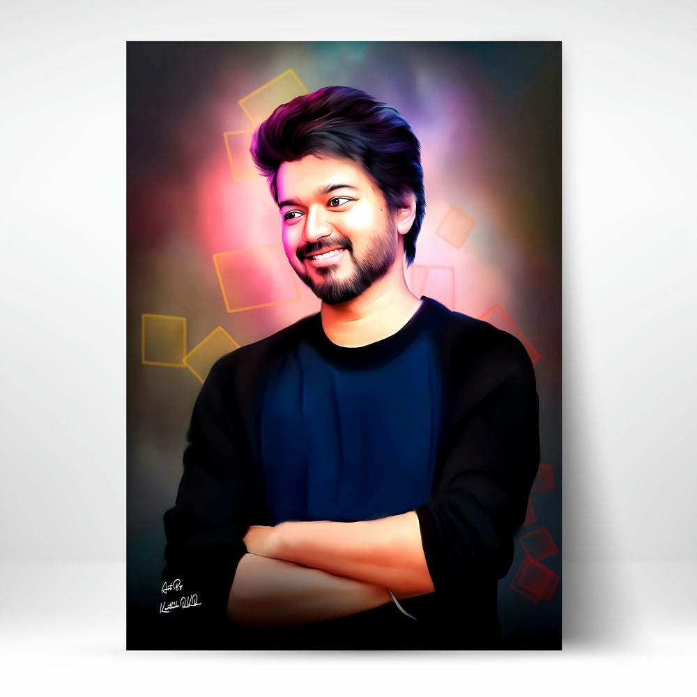 Metal Poster - Thalapathy Vijay TV01 Mobile Case by CoverMeUp