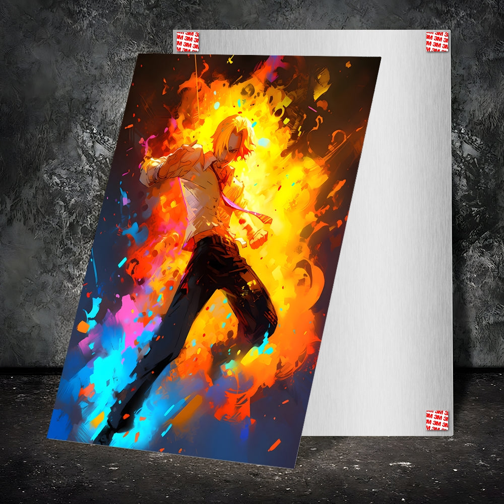 Metal Poster - Anime One Piece Sanji OP69 Mobile Case by CoverMeUp - Style 2