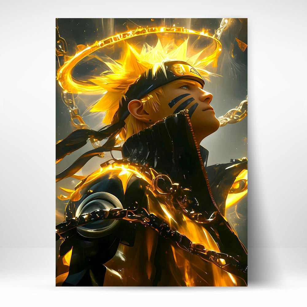 Metal Poster - Minato Namikaze Mobile Case by CoverMeUp